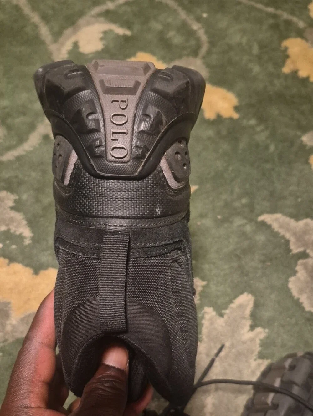 Polo by Ralph Lauren Men’s Gray and Black Hiking Boots